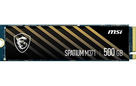 SSD MSI Spatium M371, 500GB, M.2 NVMe PCIe 3.0, Leitura 2200MBs e
